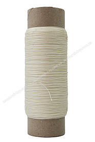 Нитка взуттєва вощений 187т колір білий