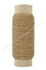 Нитка взуттєва вощена 280т, колір бежевий