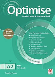 Optimise A2 Teacher's Book Premium Pack 2019 (Книга вчителя - Updated for the New Exam)