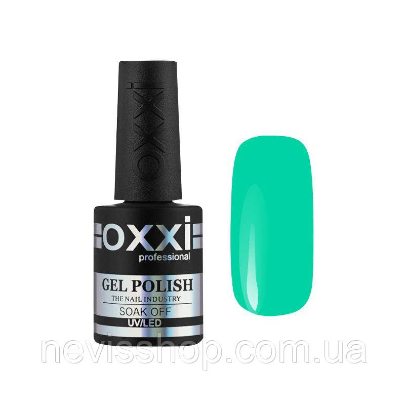 Гель-лак для нігтів Oxxi Professional 105 світлий бірюзовий,10 мл