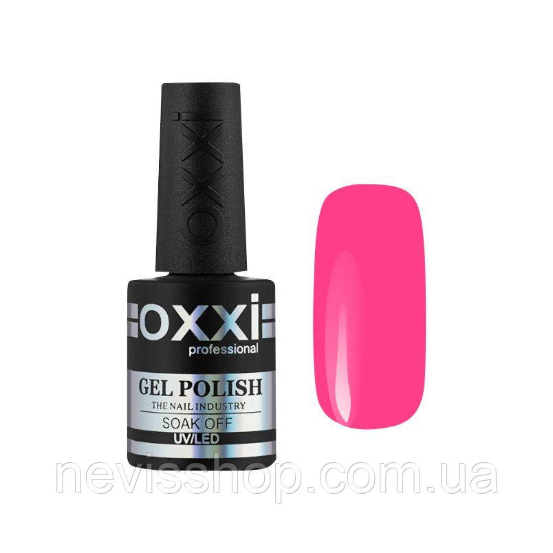 Гель-лак для нігтів Oxxi Professional 108 дуже яскравий рожевий, неоновий,10 мл