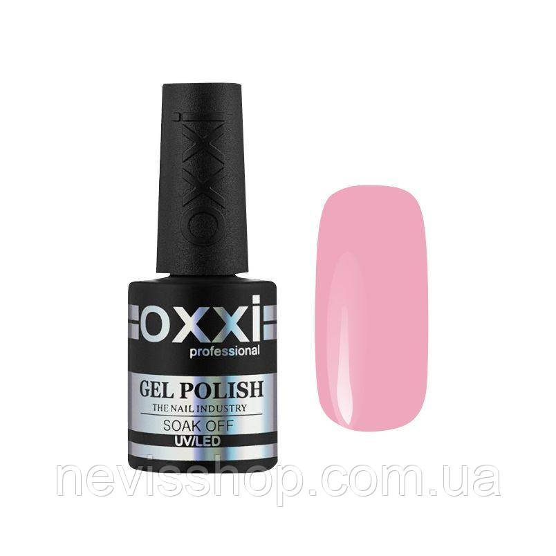 Гель-лак для нігтів Oxxxi Professional 130 ніжний рожевий з мікроблеком,10 мл