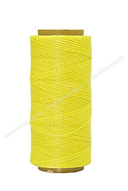 Шнур плоский прошивний вощений 0,8 мм*100 м К293 колір жовтий