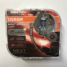 Лампи галогенні Osram HB4 Night Breaker Laser +150%