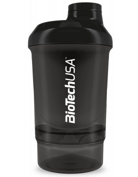 BioTech (USA) Wave+ Compact shaker 500ml (+150ml) (Black-smoked)