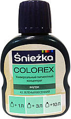 Барвник Sniezka COLOREX №42 (зелений весняний) пігментний концентрат 100мл