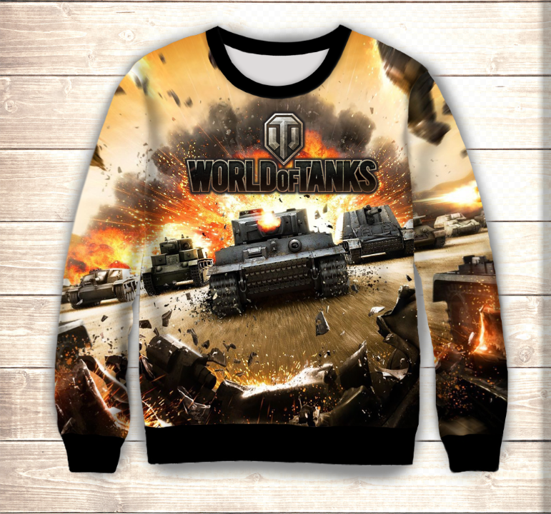 Світшот World of tanks ВСІ Розміри, фото 1