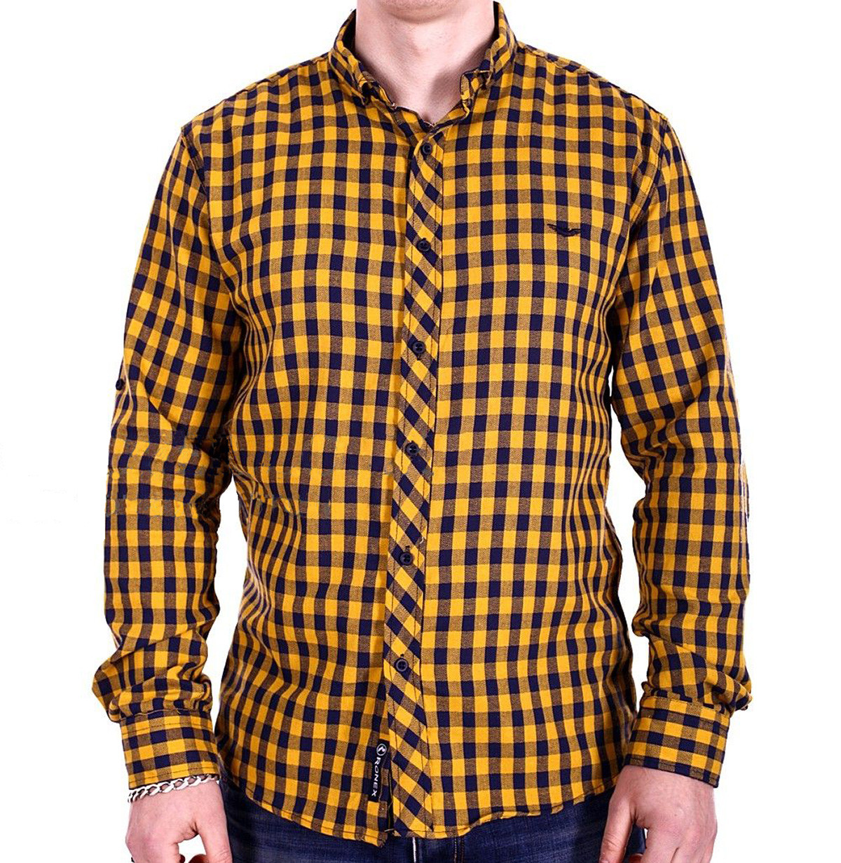 Чоловіча сорочка Ronex Туреччина cm10202/1 різнобарвна XXL