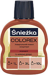 Барвник Sniezka COLOREX №73 (червоне дерево) пігментний концентрат 100мл