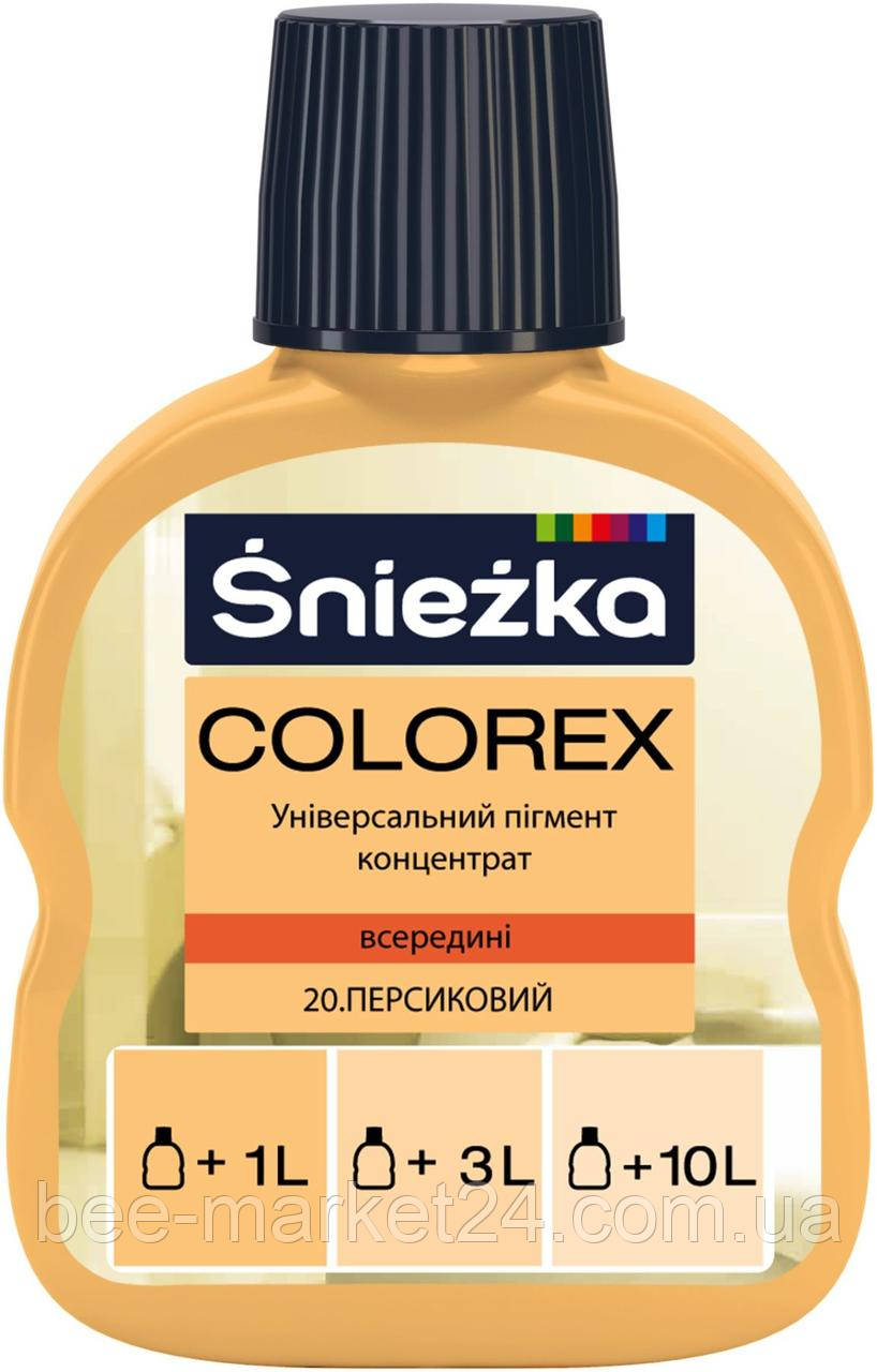 Барвник Sniezka COLOREX №20 (персиковий) пігментний концентрат 100мл
