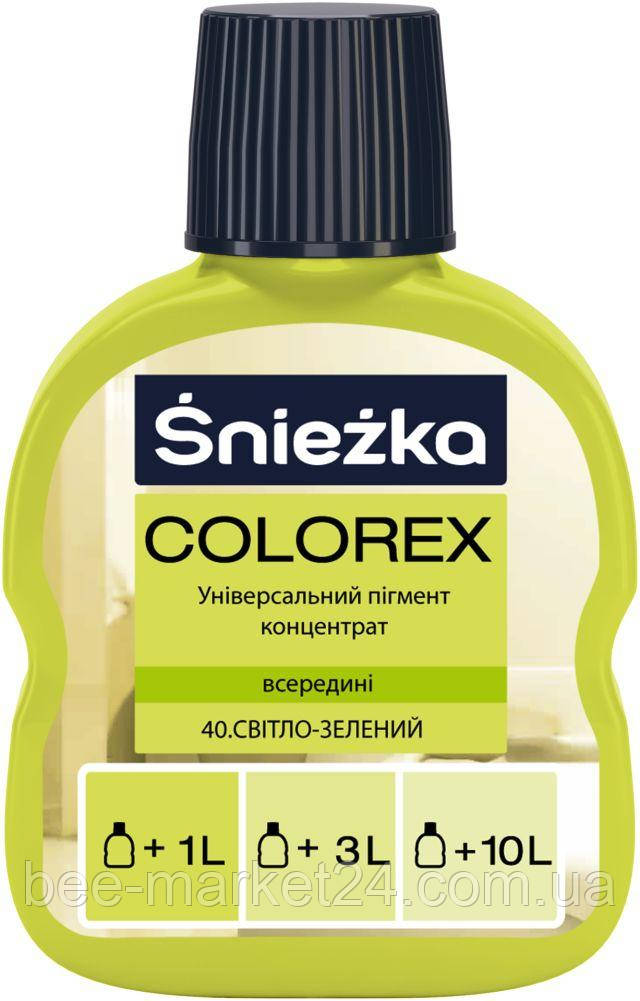 Барвник Sniezka COLOREX №40 (світло-зелений) пігментний концентрат 100мл
