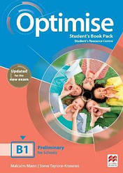 Optimise B1 Student's Book Pack 2019 (Підручник - Updated for the New Exam)