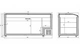 Морозильна боннета JUKA M800S з гнутим склом, 822 л, фото 5