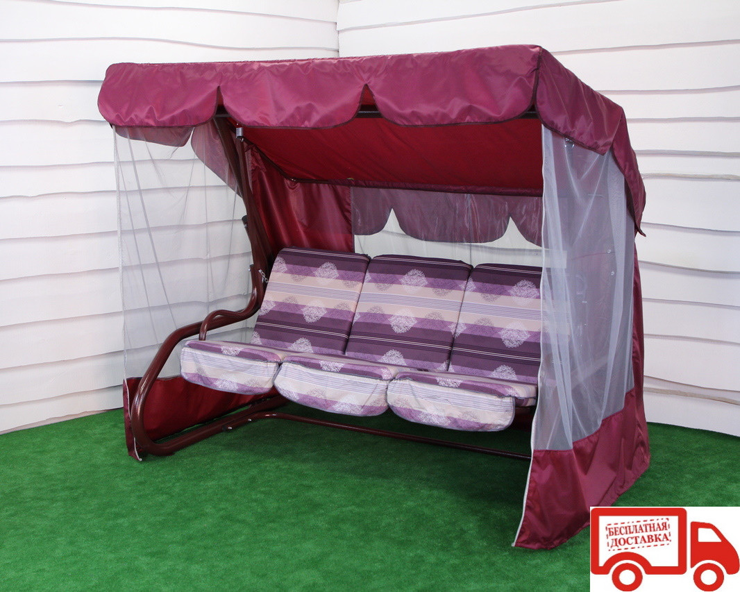 Гойдалка садова розкладна Бордо GreenGard, фото 1