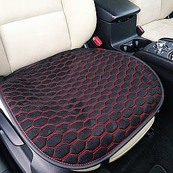 Стьобана накладка на переднє сидіння автомобіля з екозамші