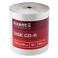 CD-R Axent 8101-A 700MB/80min 52X, 100 штук, bulk(1 шт = 12 г)