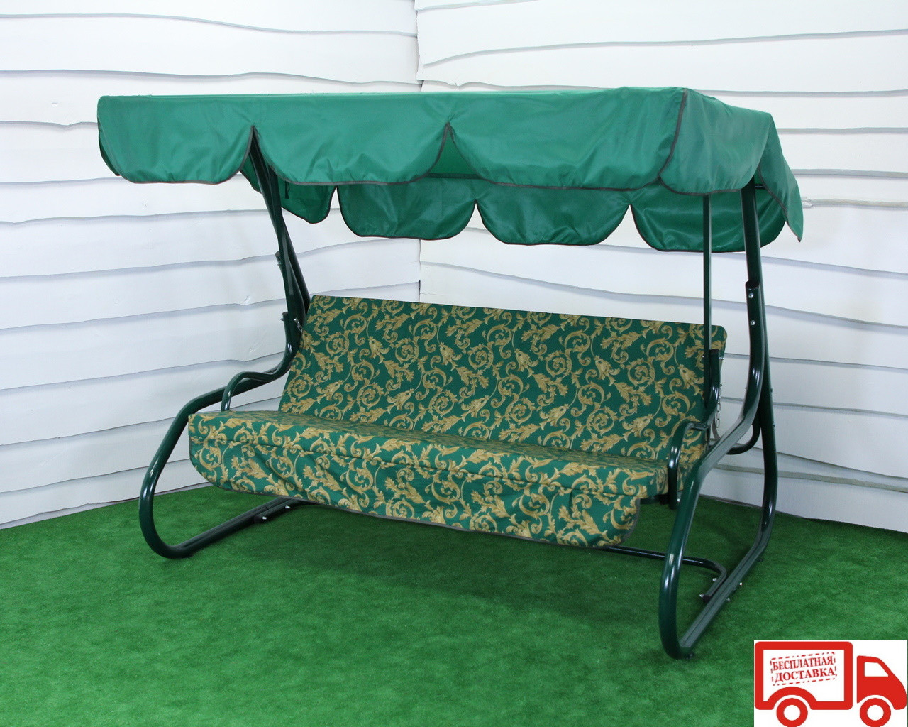 Гойдалка садова розкладна Мальта GreenGard Соло стандарт, фото 1