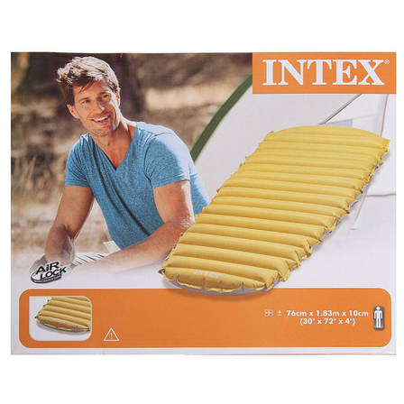 Надувний матрац Intex 68708 (76х183х10 см), фото 2