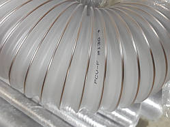 Вентиляційний гнучкий повітропровід від д.60*0,5мм до д.250мм, гофрований рукав для видалення тирси