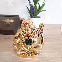 Фігурка Сварювання "Будда" фен-шуй (зелений кристал)