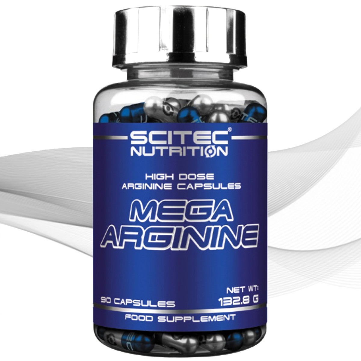 Аргінін Scitec Nutrition Mega Arginine 90 caps.