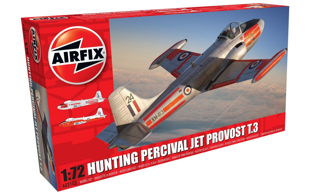 Hunting Percival Jet Provost T. 3/T. 3a. 1/72 AIRFIX 02103