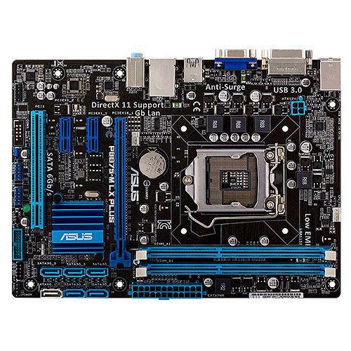 Материнська плата Asus P8B75-M LX Plus (s1155, Intel B75, PCI-Ex16)  OEM