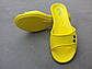 Жіночі шльопанці жовті гумові тапочки 36 р, фото 5