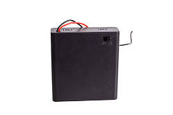 Касета для батарейки 4АА закритий, 70x65x20 з дротом 15 см