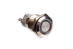 Кнопка 5pin. ON-OFF IP65 12V антивандальна
