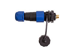 Комплект роз'ємів герметичних 13 мм. 5pin. (шт. кабельний — гн. монтажний)