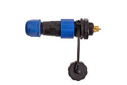 Комплект роз'ємів герметичних 13 мм. 7pin. (шт. кабельний — гн. монтажний)