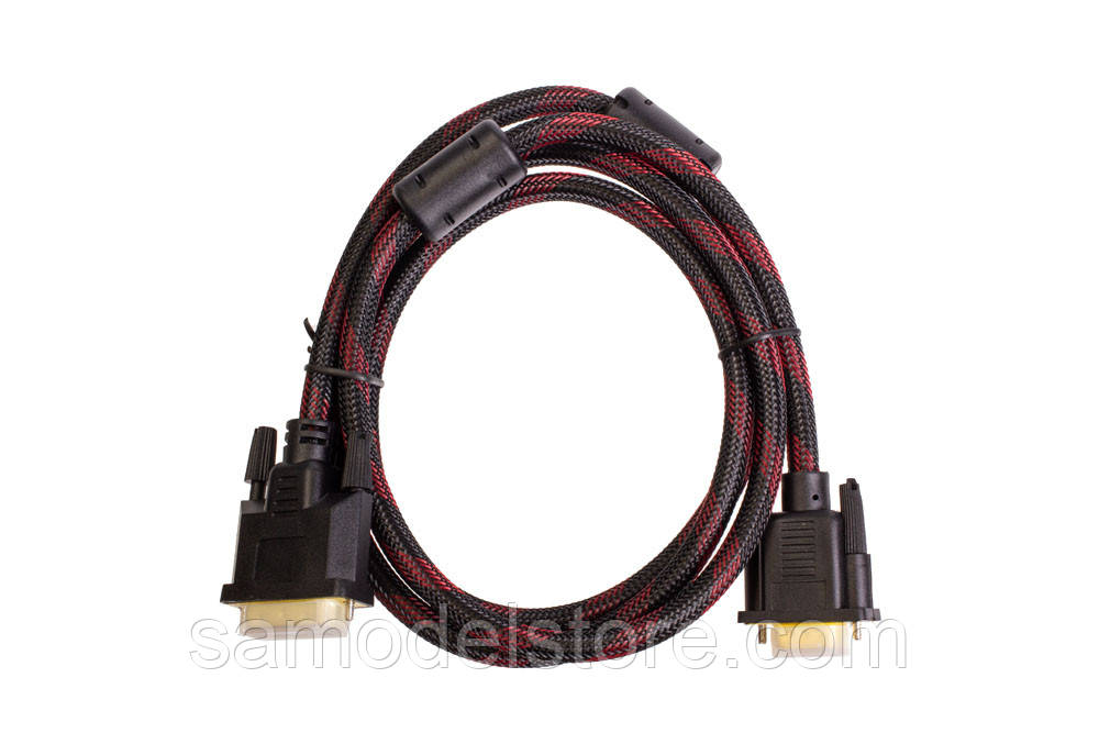 Кабель VGA штекер — DVI штекер 1,5 м.