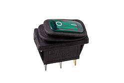 Перемикач 3pin ON-OFF IP65 220V вузький