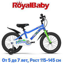 Дитячий двоколісний велосипед RoyalBaby Chipmunk MK 18", OFFICIAL UA, синій