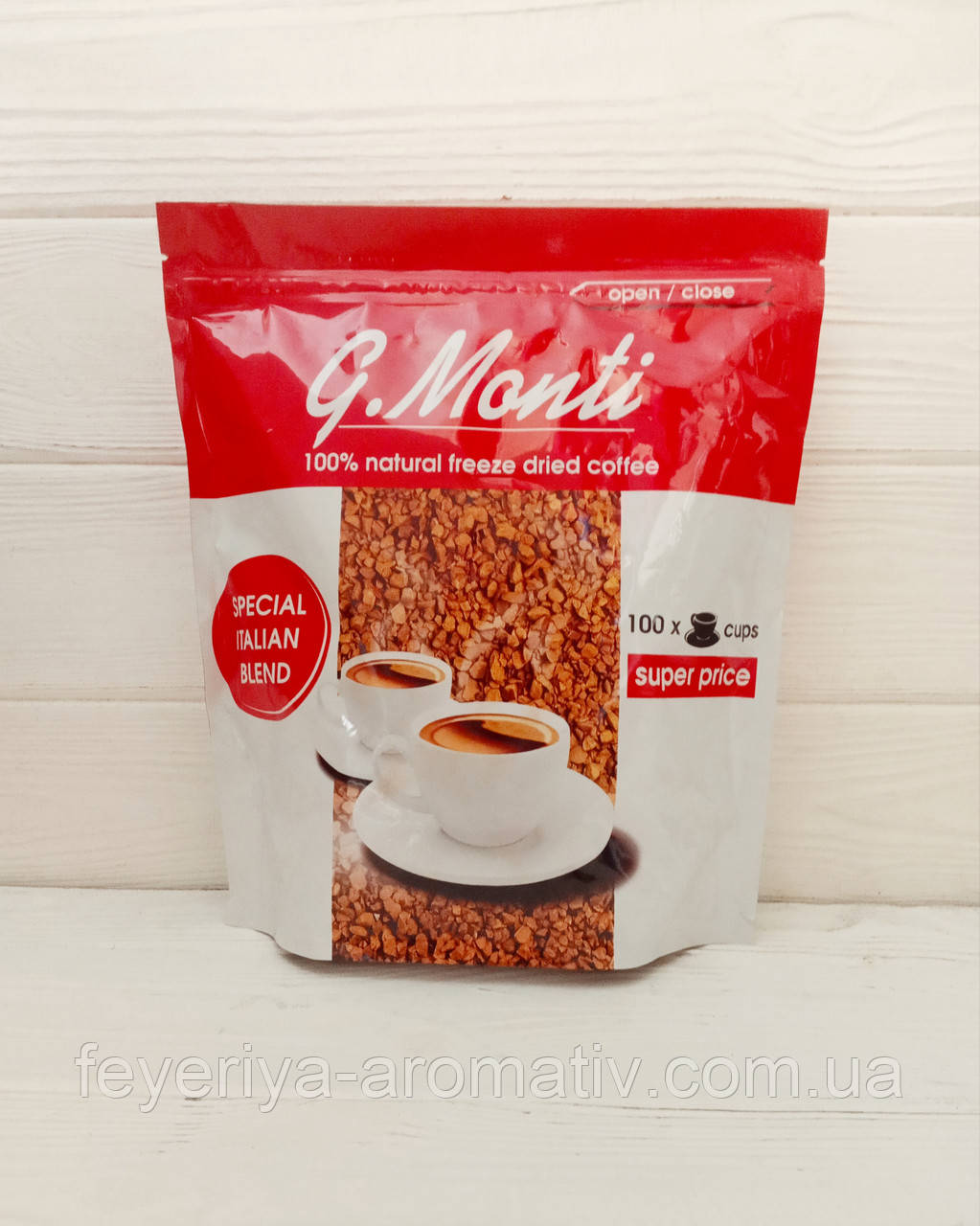 Кава розчинна G. Monti Red 200гр (Великобританія)