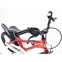 Дитячий двоколісний велосипед RoyalBaby Chipmunk MK 16", OFFICIAL UA, червоний, фото 5