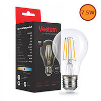 Філаментна лампа LED Vestum А60 Е27 7,5 Вт 220 V 4100 К