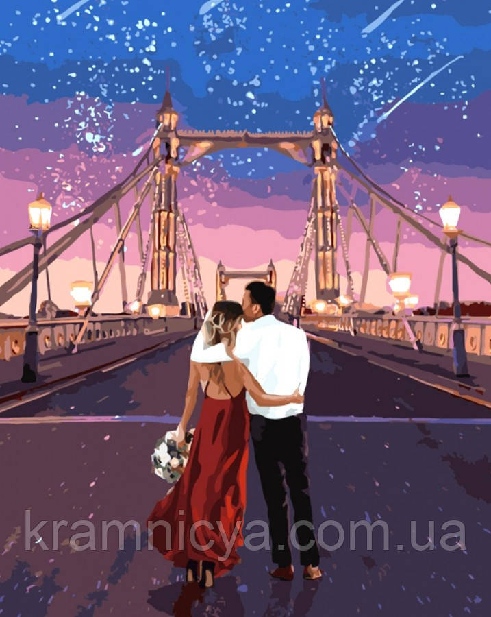 Картина за номерами 40x50 Місто закоханих (КНО4663), фото 1