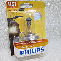 Лампа фары мото Hs1 (ближний дальний) Philips