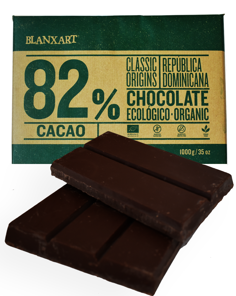 Чорний шоколад органічний 82 % Blanxart