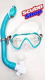 Набір дитячий для снорклінга SET JOY Blue (маска+трубка), фото 2