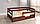 Ліжко підліткове Єва 90х200 з ящиками і боковою планкою, фото 2