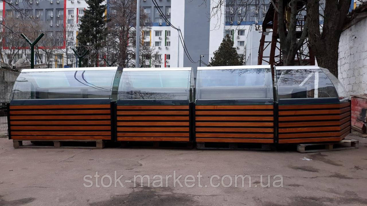 Холодильні вітрини лінійка кондитерська та холодильна бу. Гастрономічні вітрини., фото 1