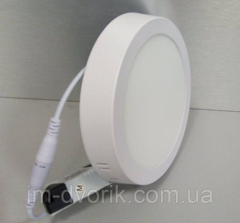 Світильник накладний світлодіодний LED 12W коло 6500К