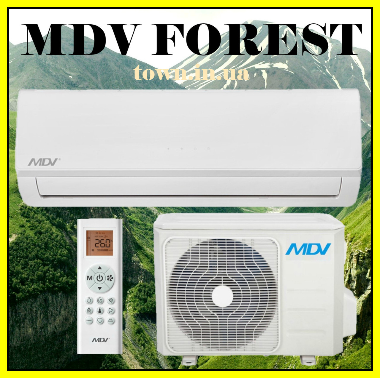 Кондиціонер MDV Forest on/off MDSAF-12HRN1