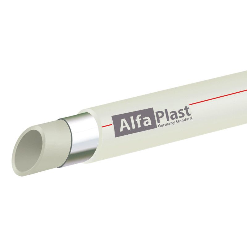 Труба PPR Alfa Plast PPR/AL/PPR армована алюмінієм 40