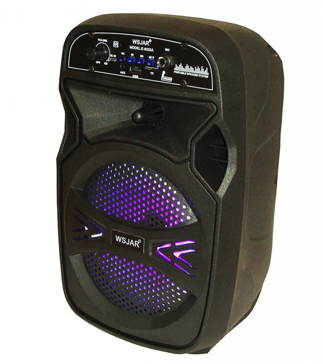 Портативна колонка з Bluetooth WSJAR E6333A, чорна.