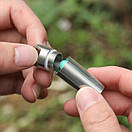 Водонепроникна капсула титанова EDC герметичний контейнер таблетниця 63 мм, фото 4