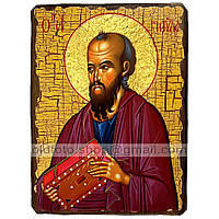 Икона Павел Святой Апостол ,икона на дереве 130х170 мм